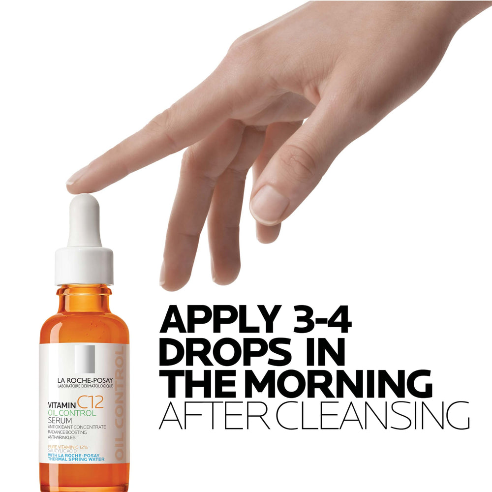 La Roche-Posay frasco del sérum junto a crema hidratante para combinar rutinas