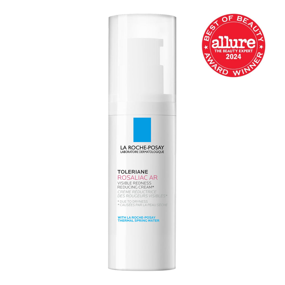 La Roche-Posay textura cremosa en primer plano que humecta y calma
