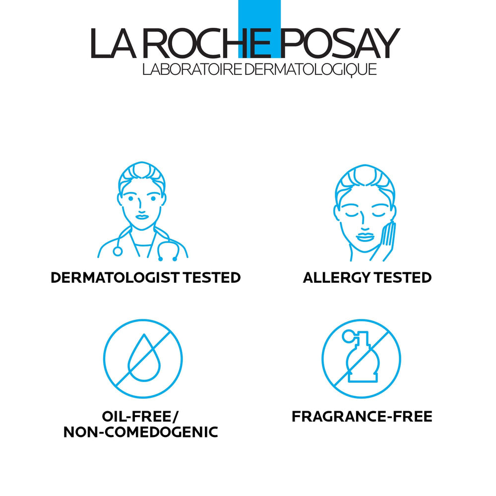 La Roche-Posay aplicación nocturna en rostro para aliviar la piel sensible
