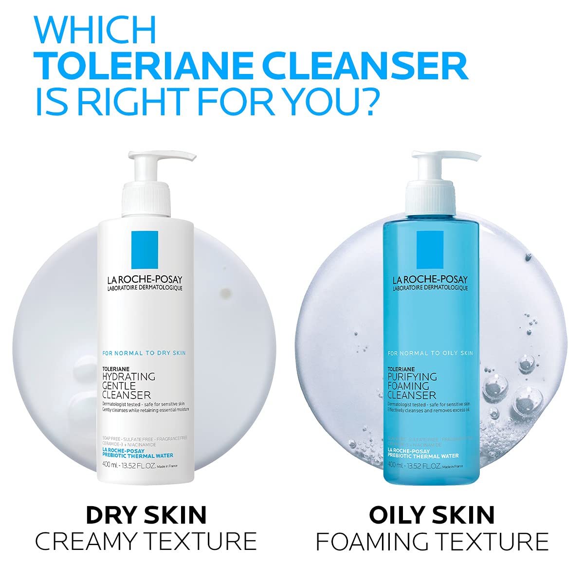 La Roche-Posay enfoque en niacinamida y ceramida para proteger