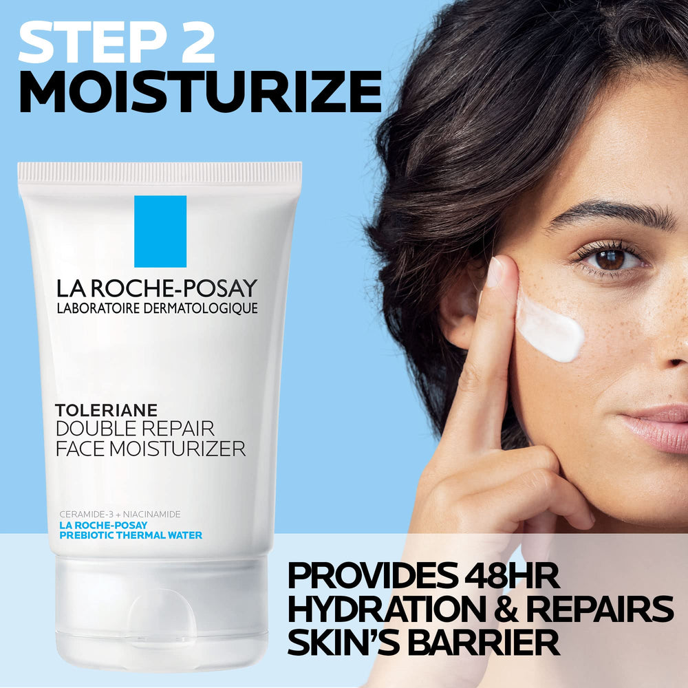 La Roche-Posay crema Double Repair textura ligera que se absorbe rápido