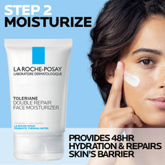 La Roche-Posay Toleriane crema detalle de textura ligera y absorción rápida