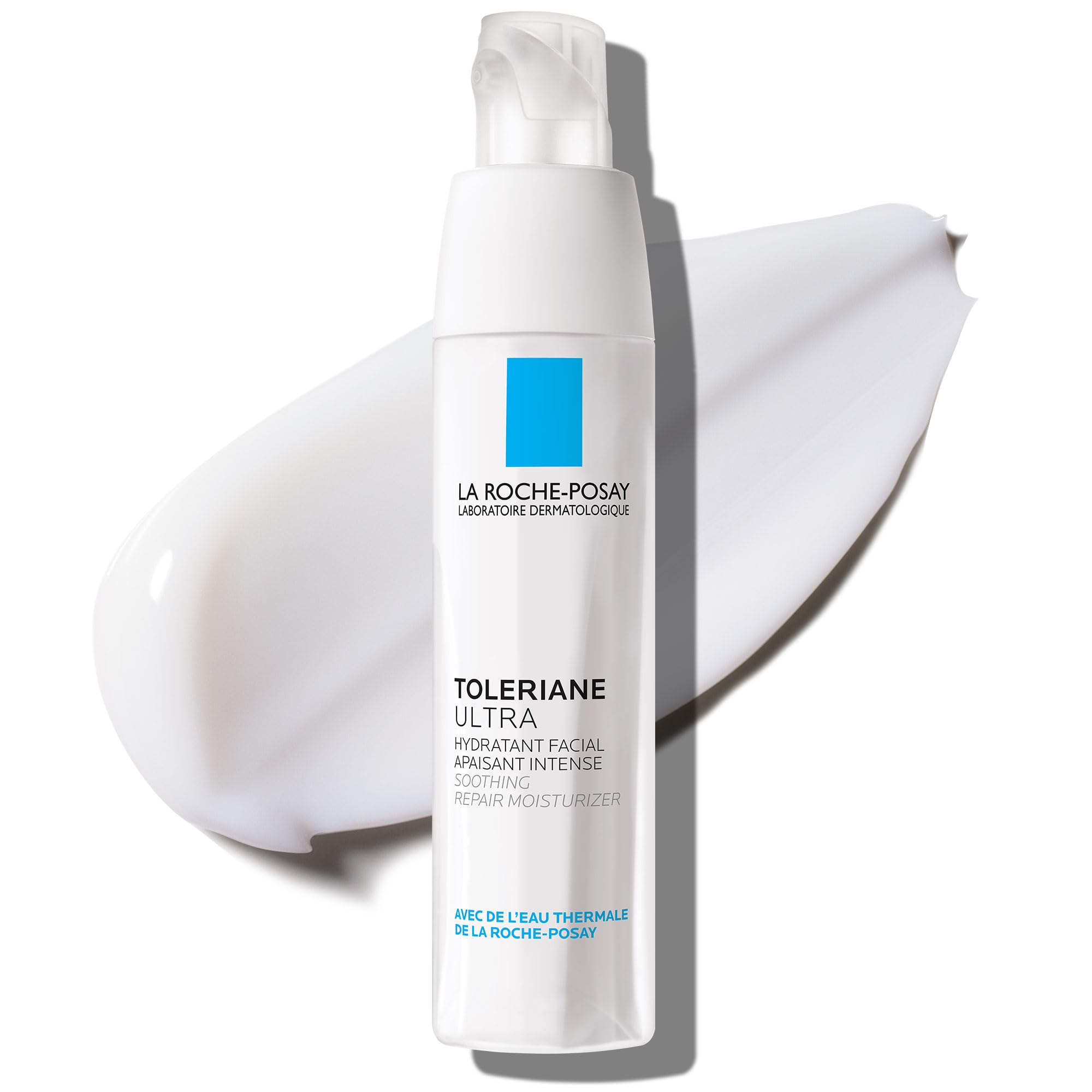 La Roche-Posay frasco frontal mostrando fórmula calmante para piel sensible