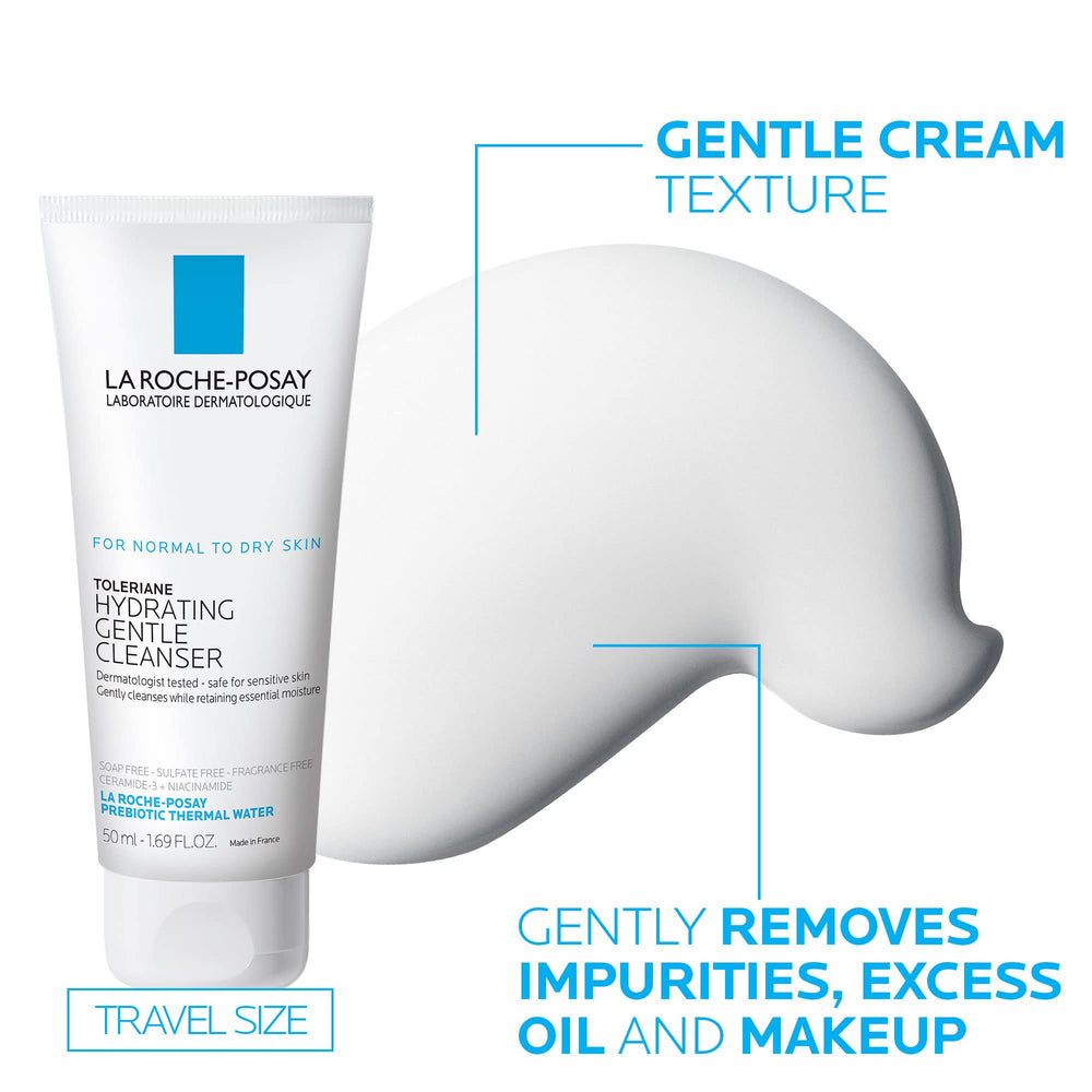 La Roche-Posay etiqueta con ceramida y niacinamida que respalda la hidratación