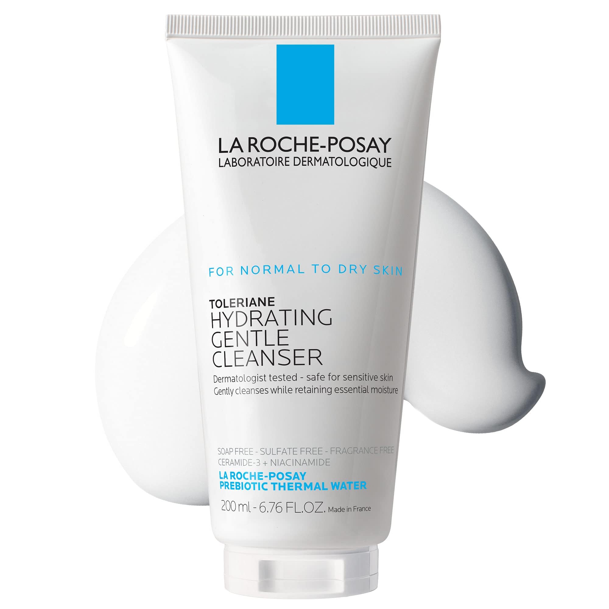 La Roche-Posay envase frontal 200 ml que muestra fórmula hidratante