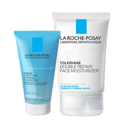 La Roche-Posay Toleriane set frontal, kit de viaje para limpieza e hidratación
