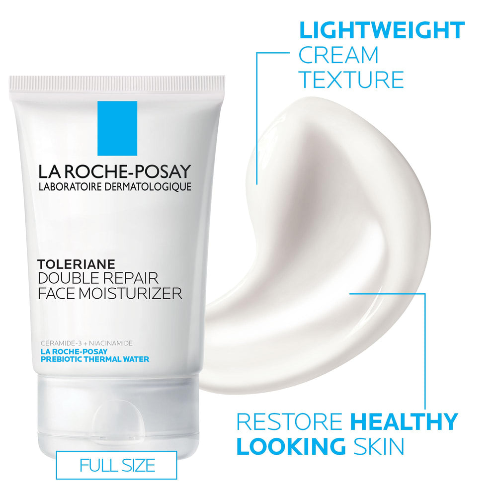 La Roche-Posay Toleriane uso en rutina diaria mostrando aplicación matutina