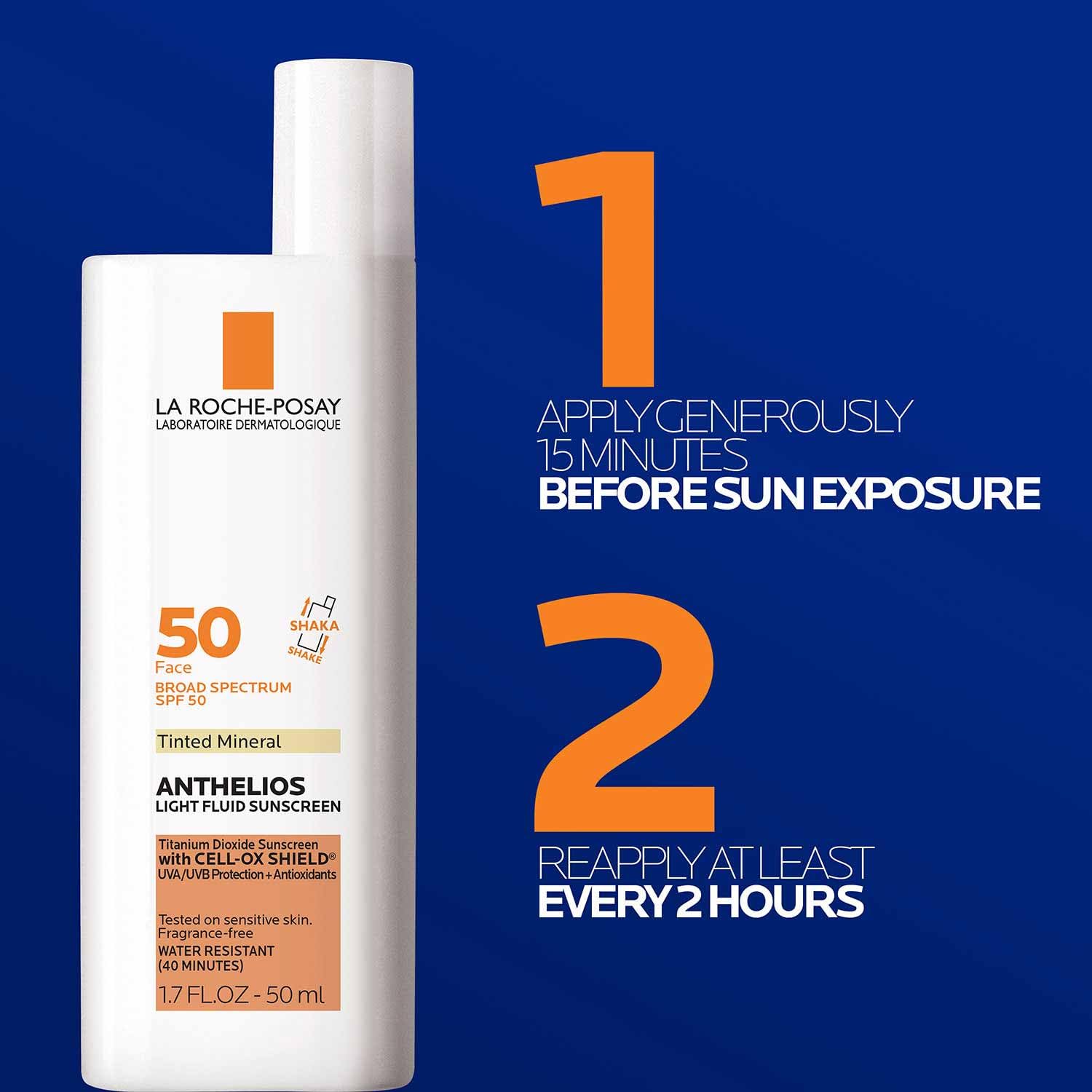 La Roche-Posay tubo en mano representando tamaño de viaje y comodidad