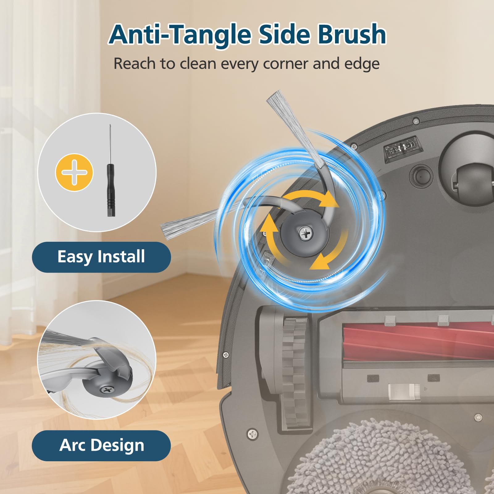 Lacvik mopa microfibra textura absorbente para eliminar polvo y grasa