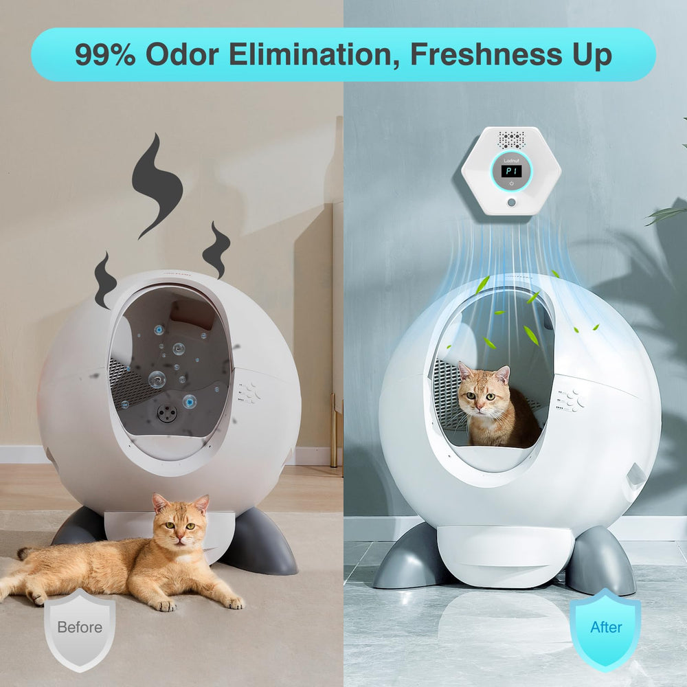 Ladnut primer plano del sensor que evita molestia a tu gato