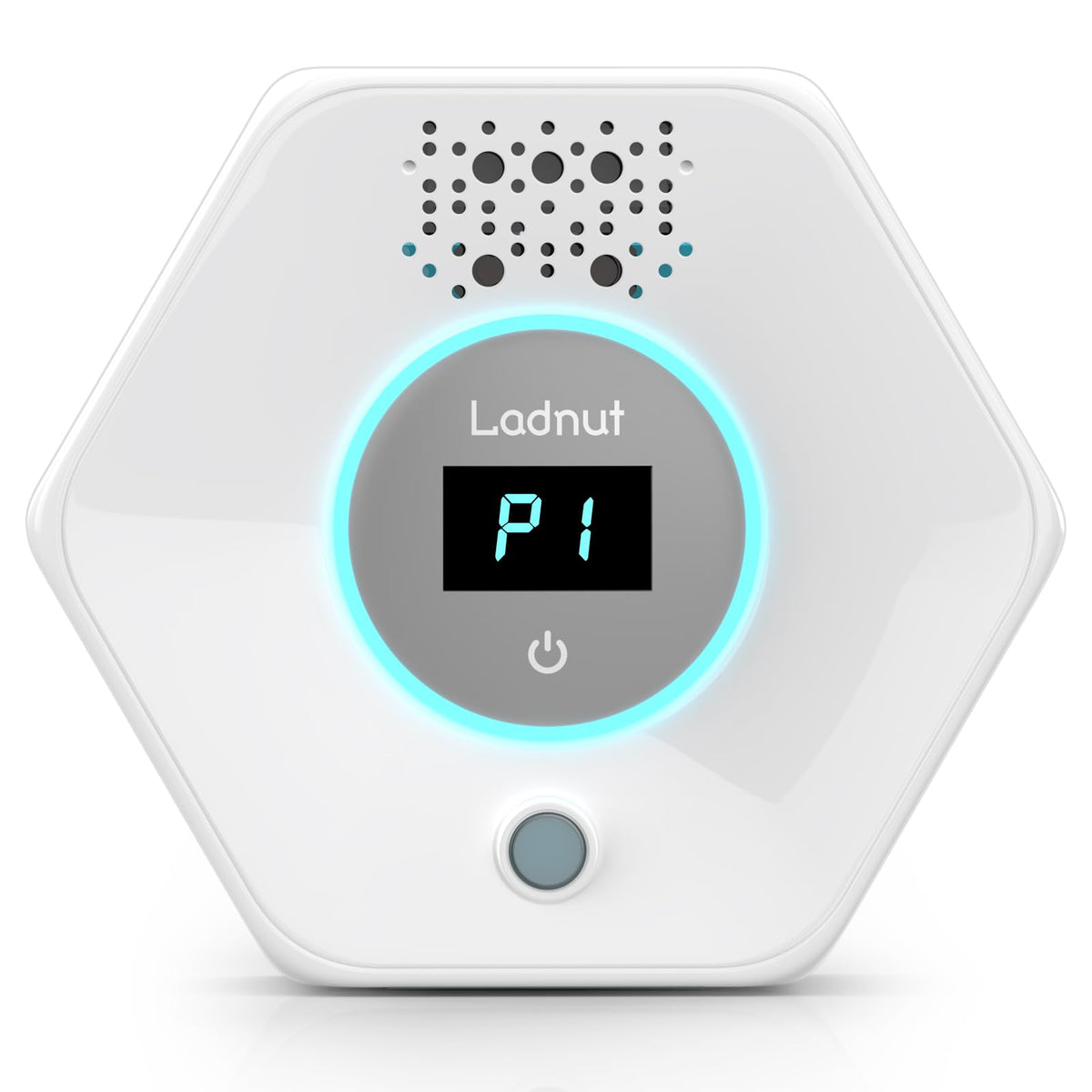 Ladnut vista frontal enchufada mostrando diseño compacto y frescura inmediata