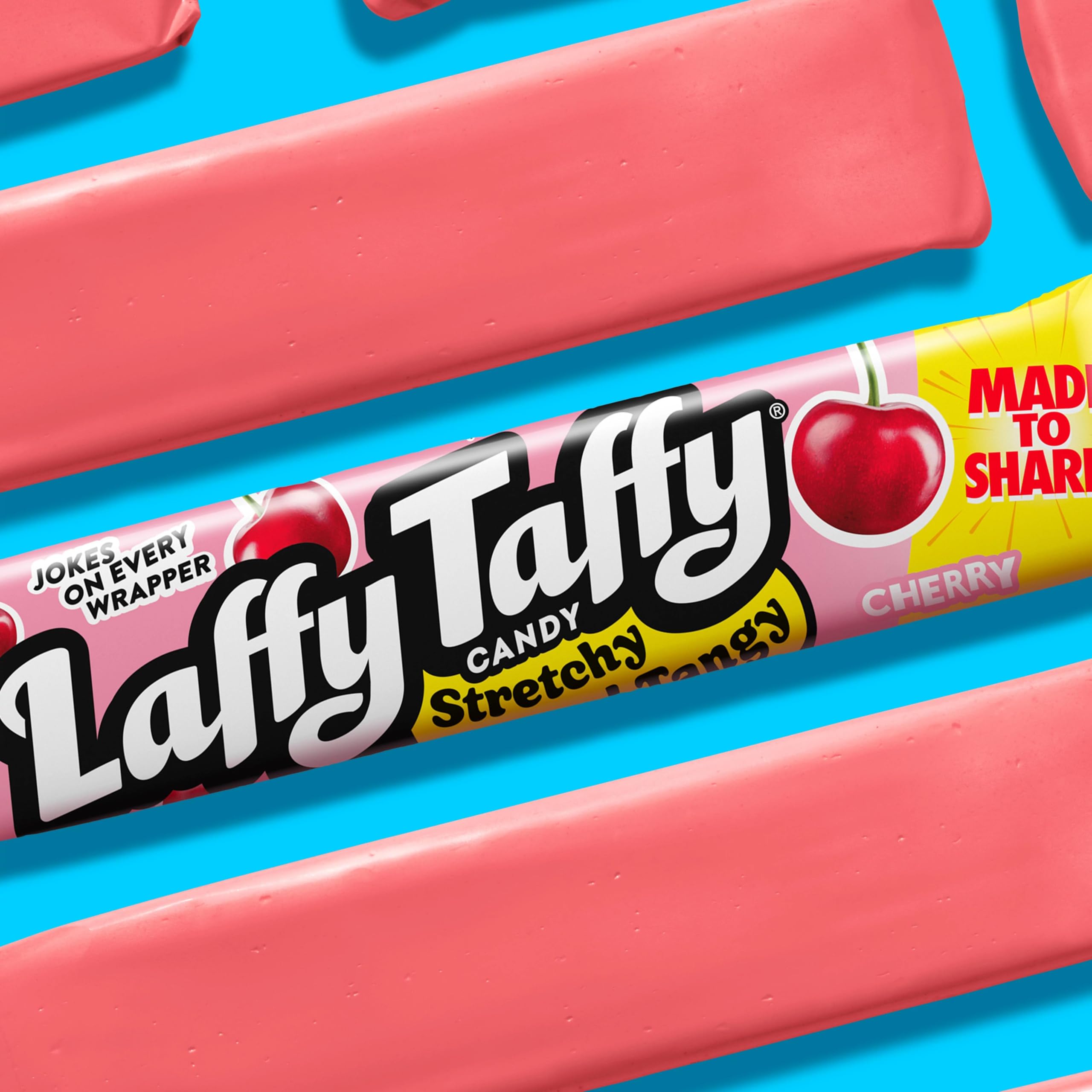 Laffy Taffy tres sabores uva sandía cereza en disposición