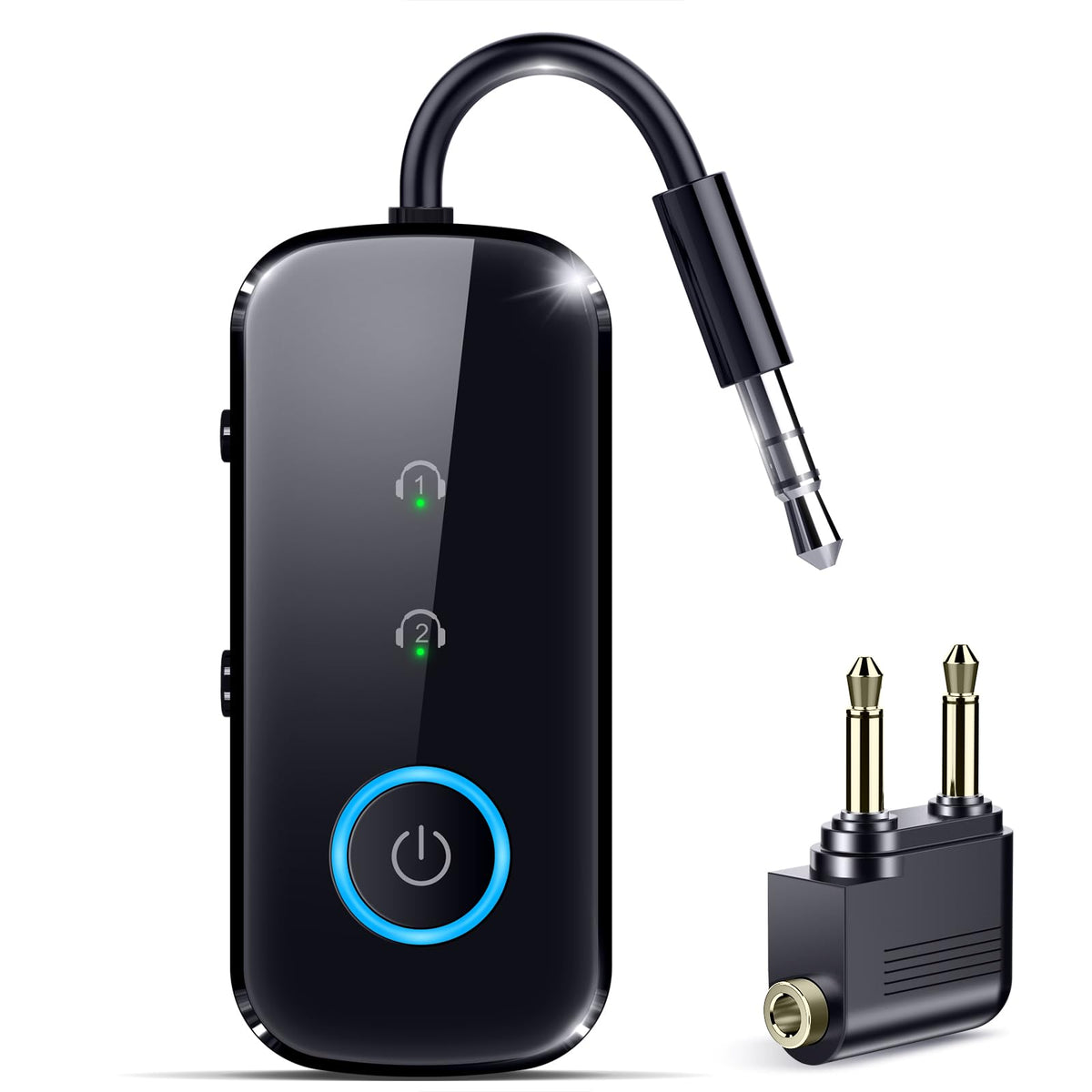 LAICOMEIN frontal del paquete mostrando el adaptador y accesorios para viaje
