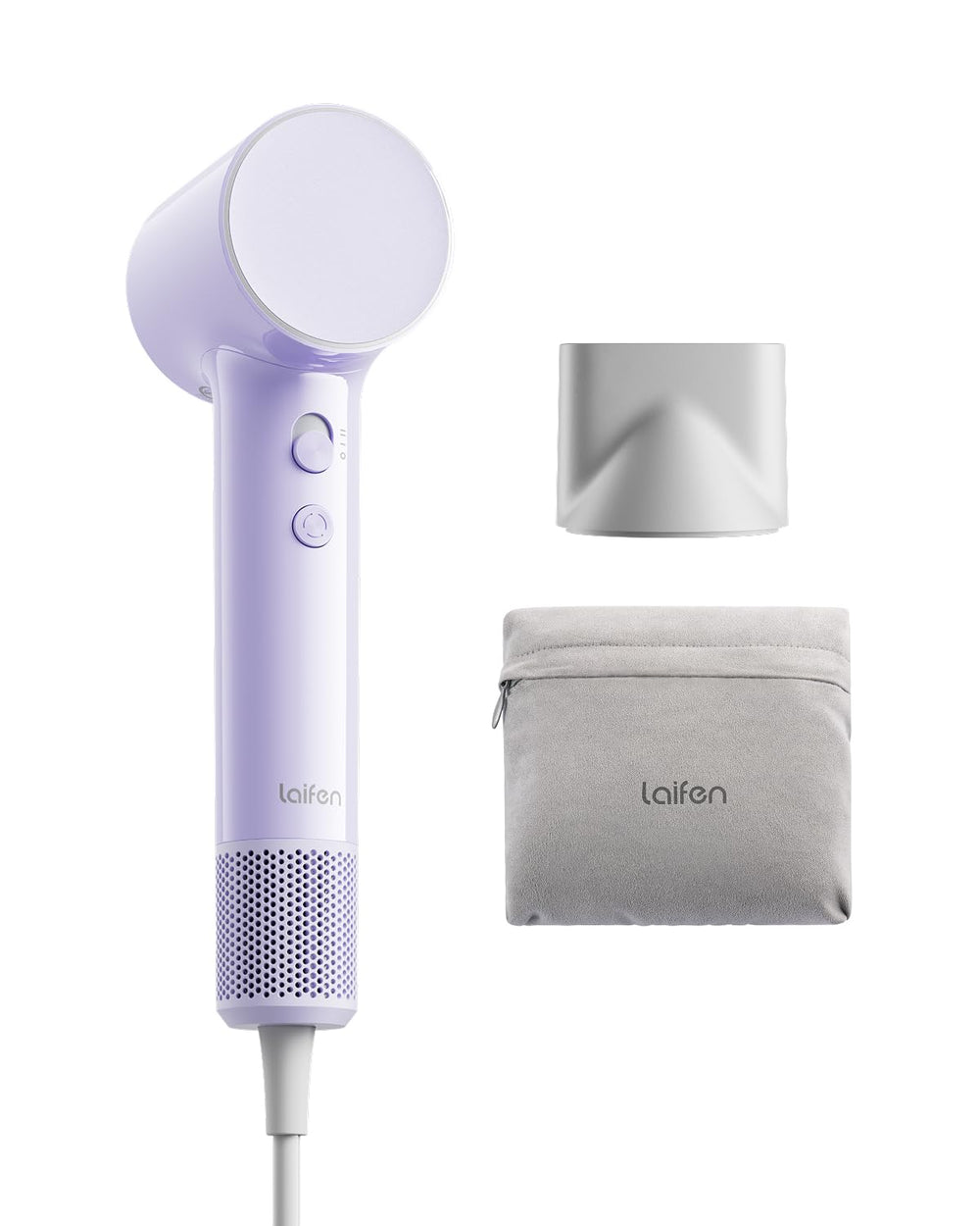 Laifen Air 15 vista frontal morado mostrando diseño compacto y potencia