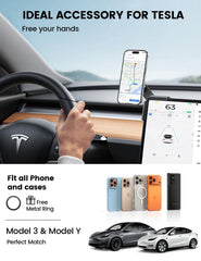 Lamicall montaje en Tesla Model 3 donde facilita la navegación