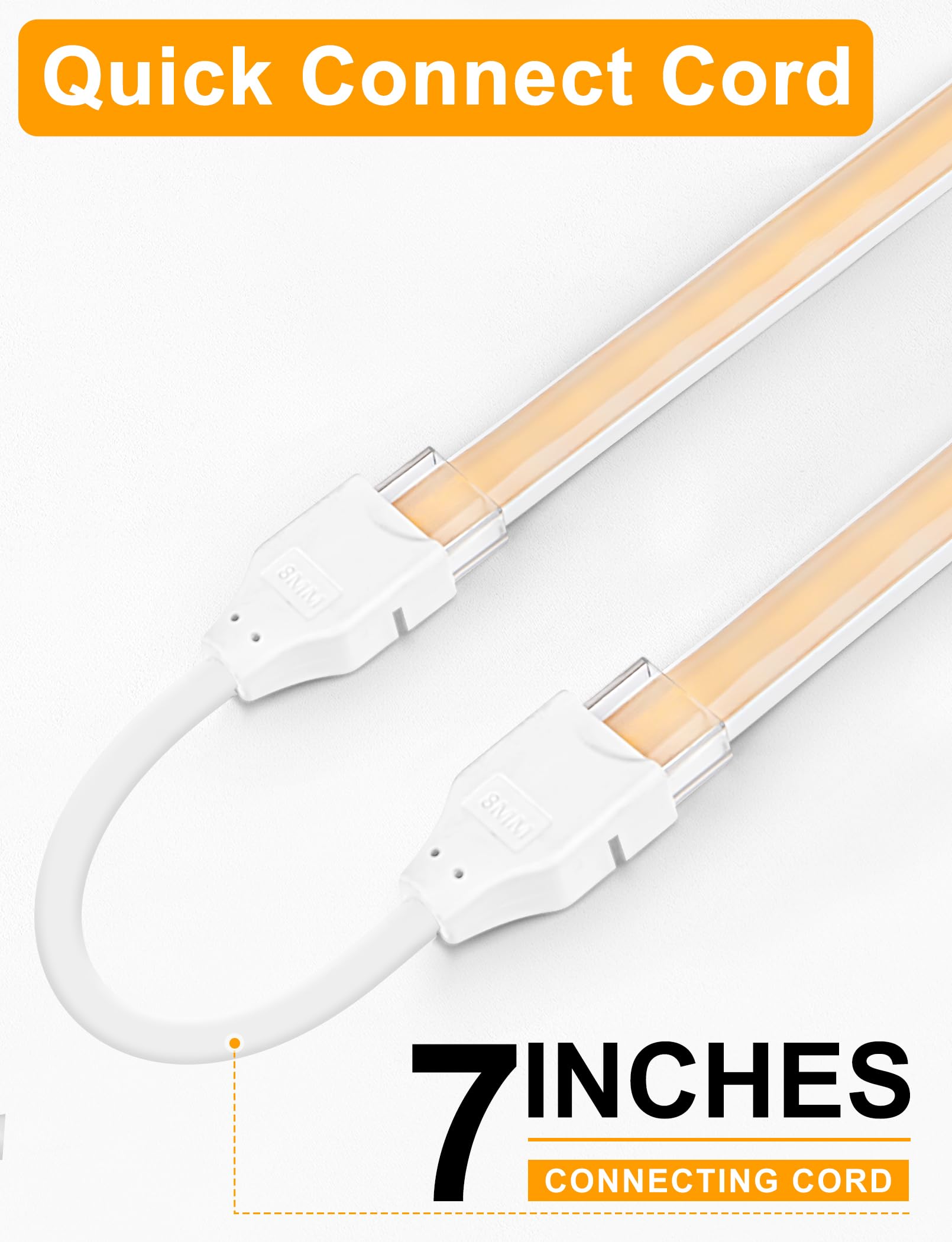 Lamomo conectores rápidos tras corte cada 5 cm para adaptación
