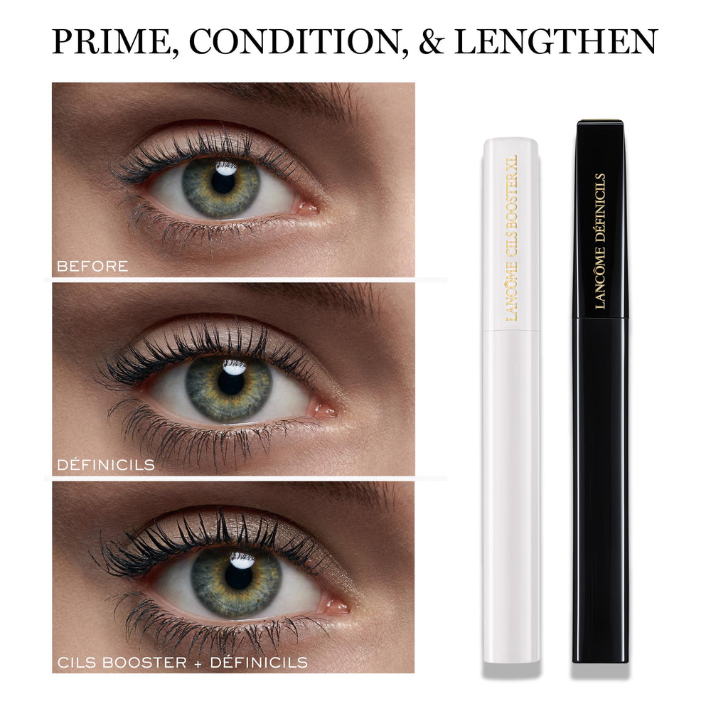 Lancôme Définicils dentro de un neceser de viaje mostrando portabilidad
