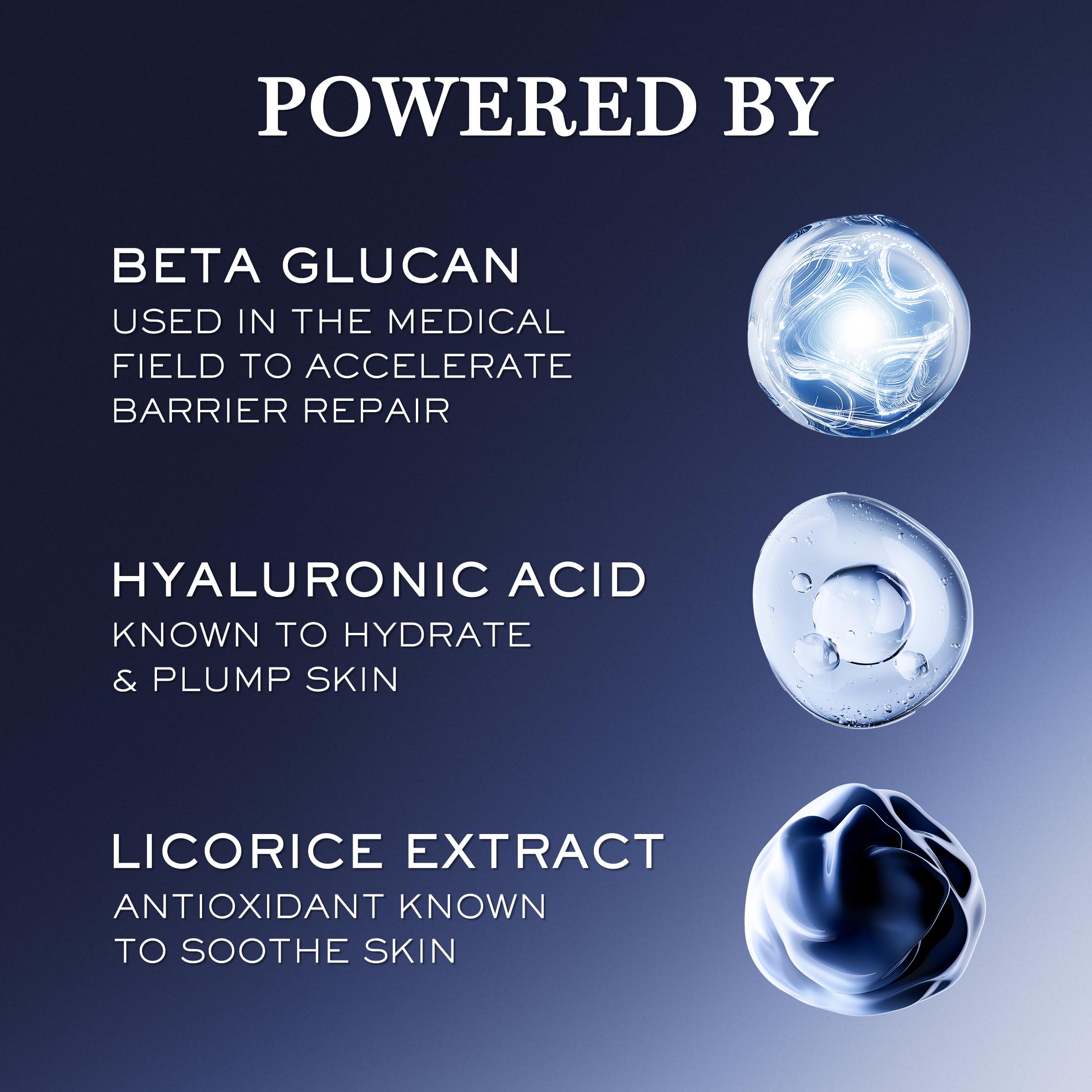 Lancôme etiqueta con ingredientes clave que resalta propiedades reparadoras