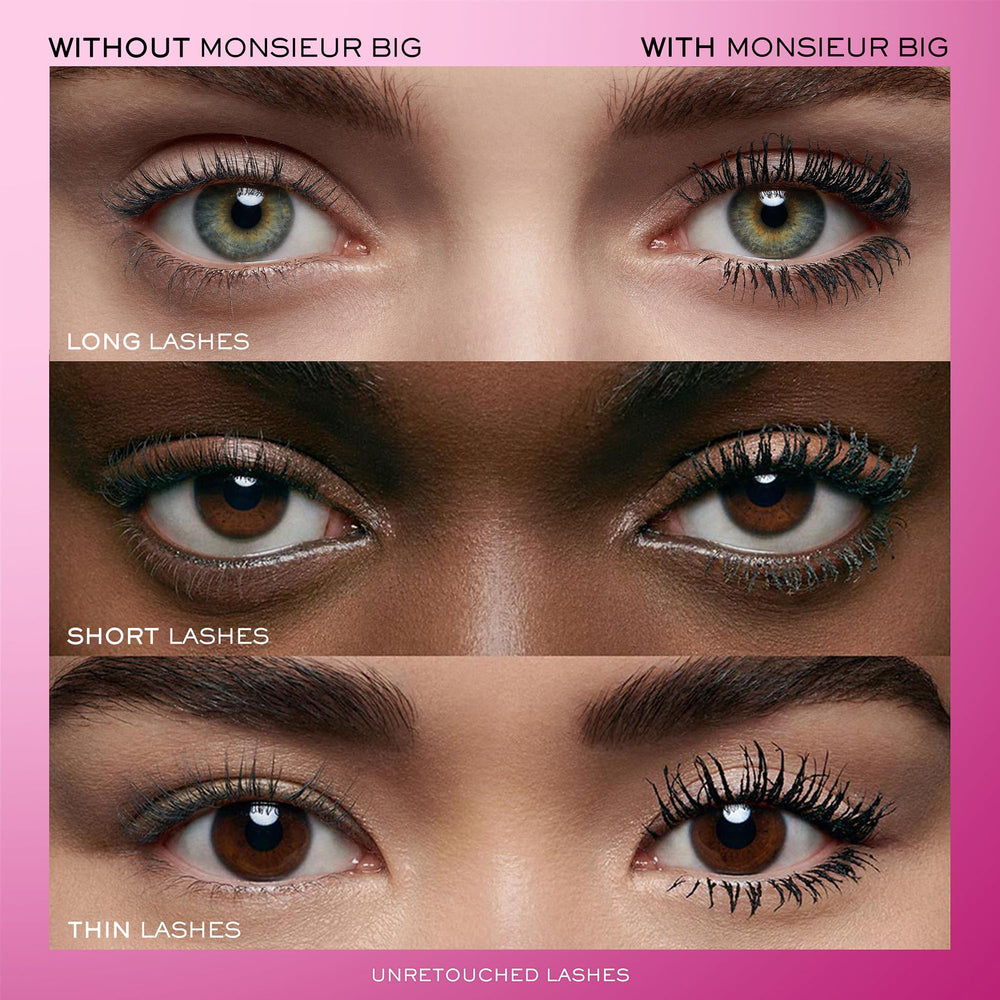 Lancôme Monsieur Big cepillo grande mostrando fibras para máximo volumen
