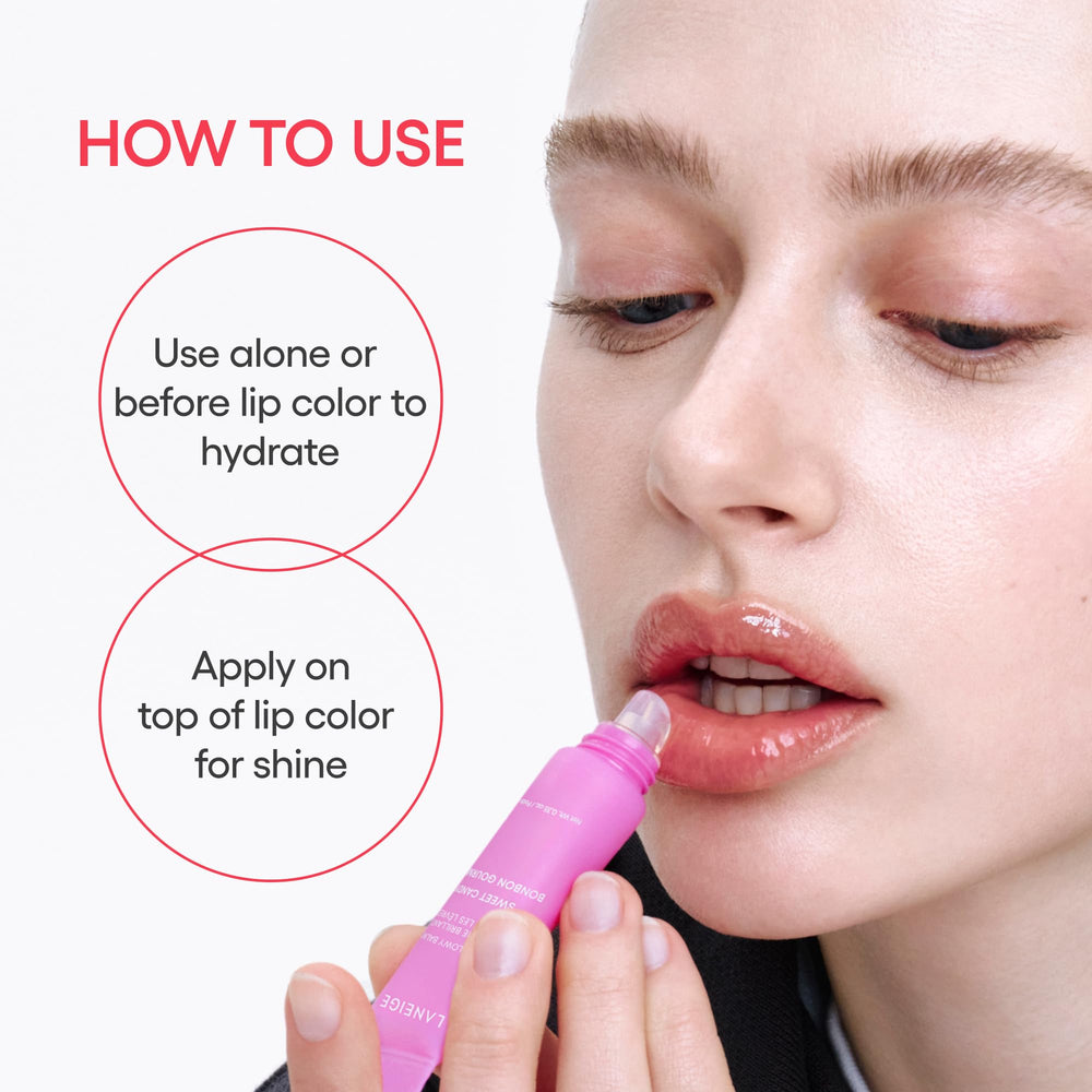 LANEIGE tono vanilla en labios aportando brillo discreto y suave