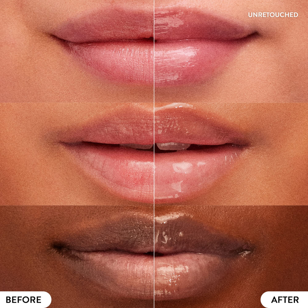 LANEIGE primer plano de la textura cremosa Berry que muestra hidratación intensa