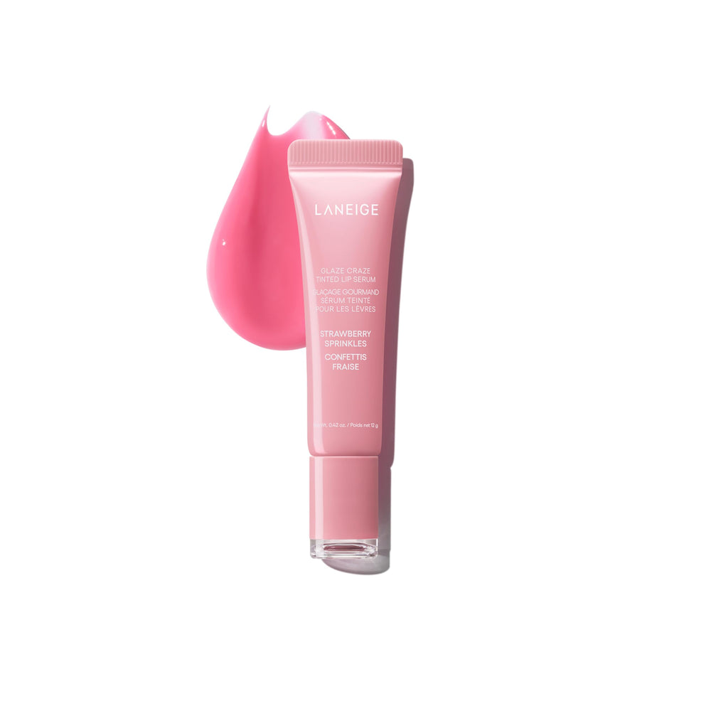 LANEIGE frasco frontal muestra brillo y color intenso