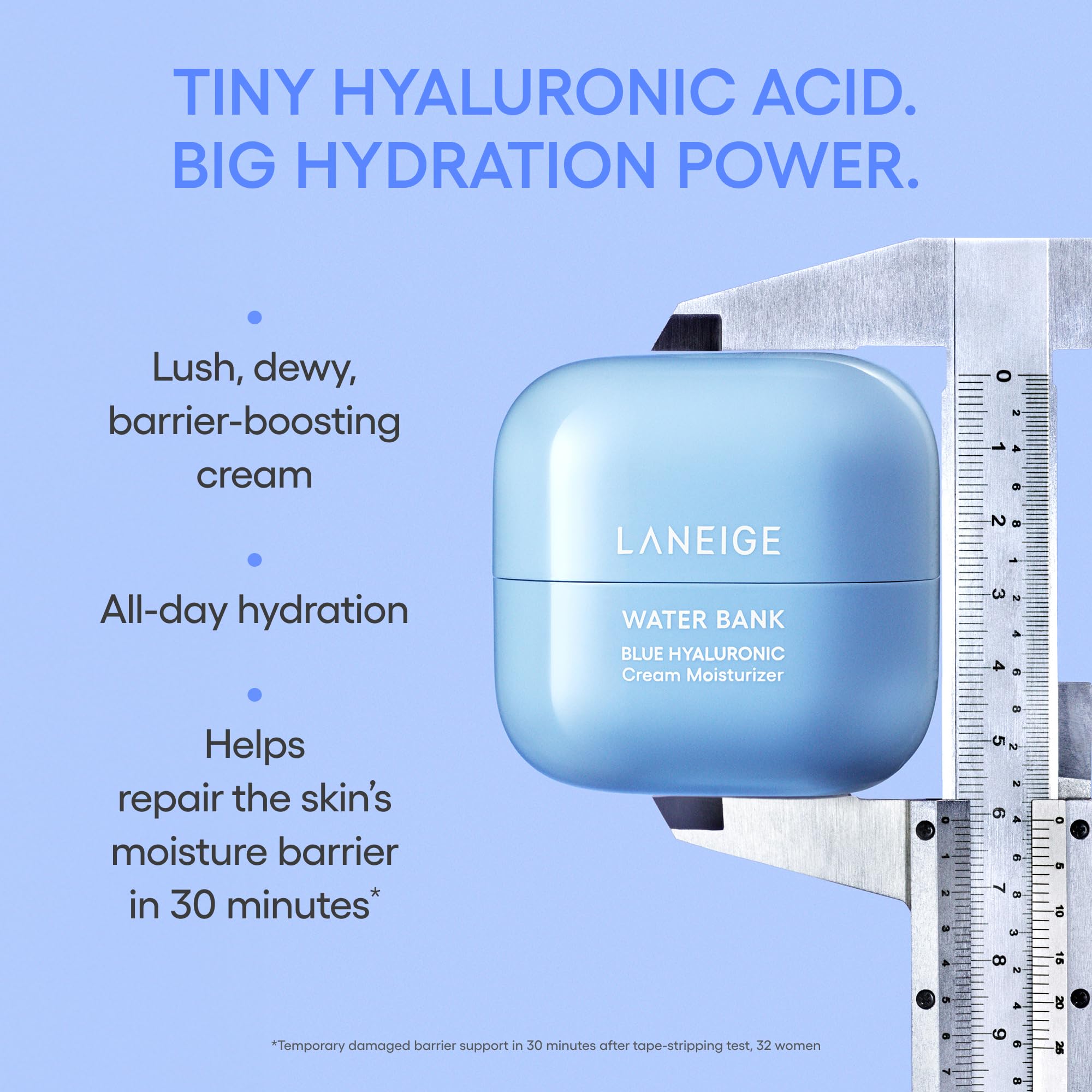 LANEIGE textura cremosa en primer plano para rápida absorción