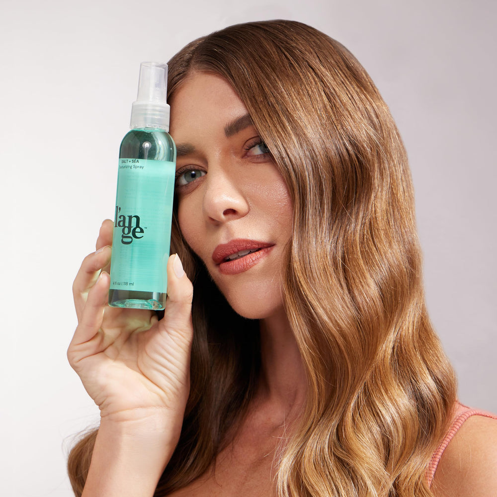 L'ANGE HAIR detalle de la etiqueta con ingredientes que nutren