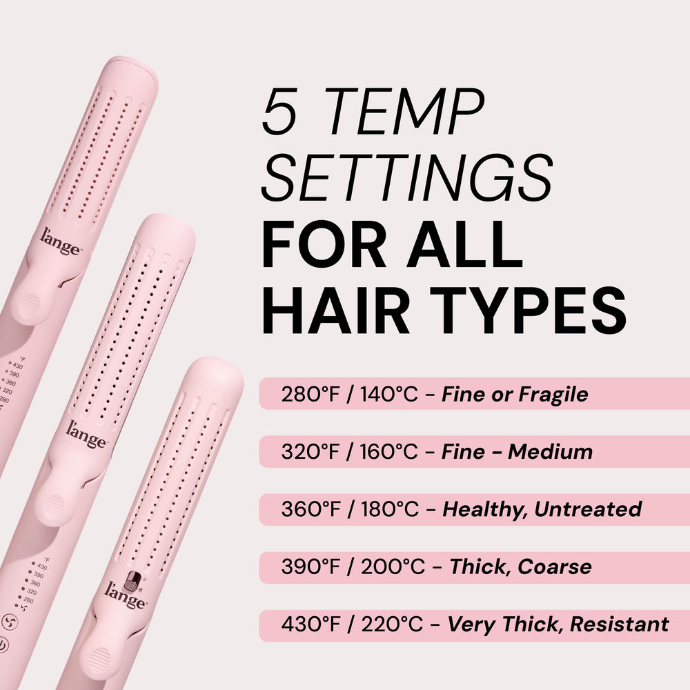 L'ANGE HAIR empaque con accesorios listo para viaje y seguridad de voltaje