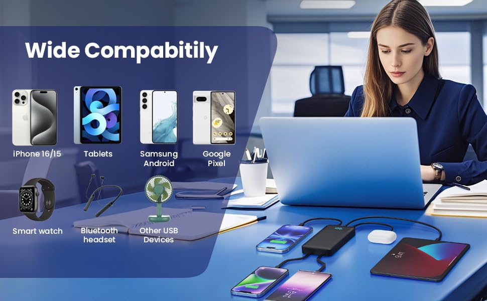 LanLuk contenido del paquete: cable Type-C, manual y garantía incluidos