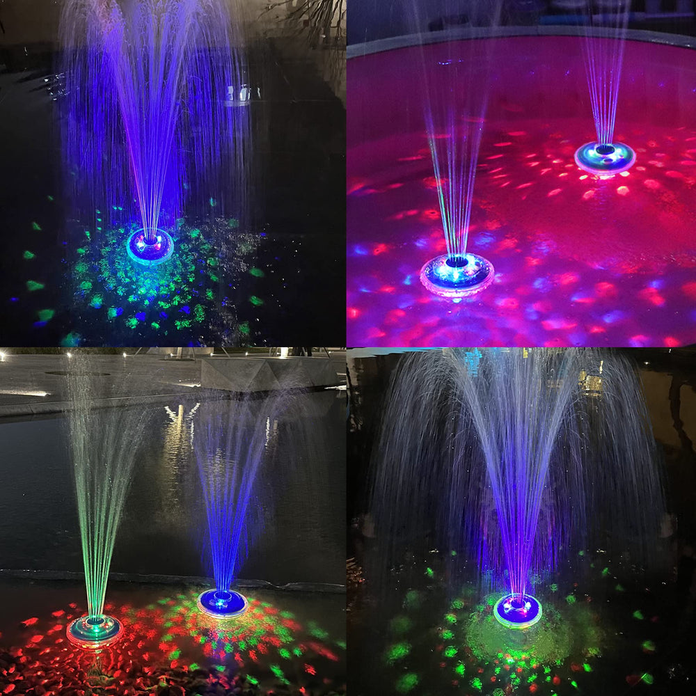 LanPool lifestyle shot in evening pool setting, creates party or relaxing mood with lights