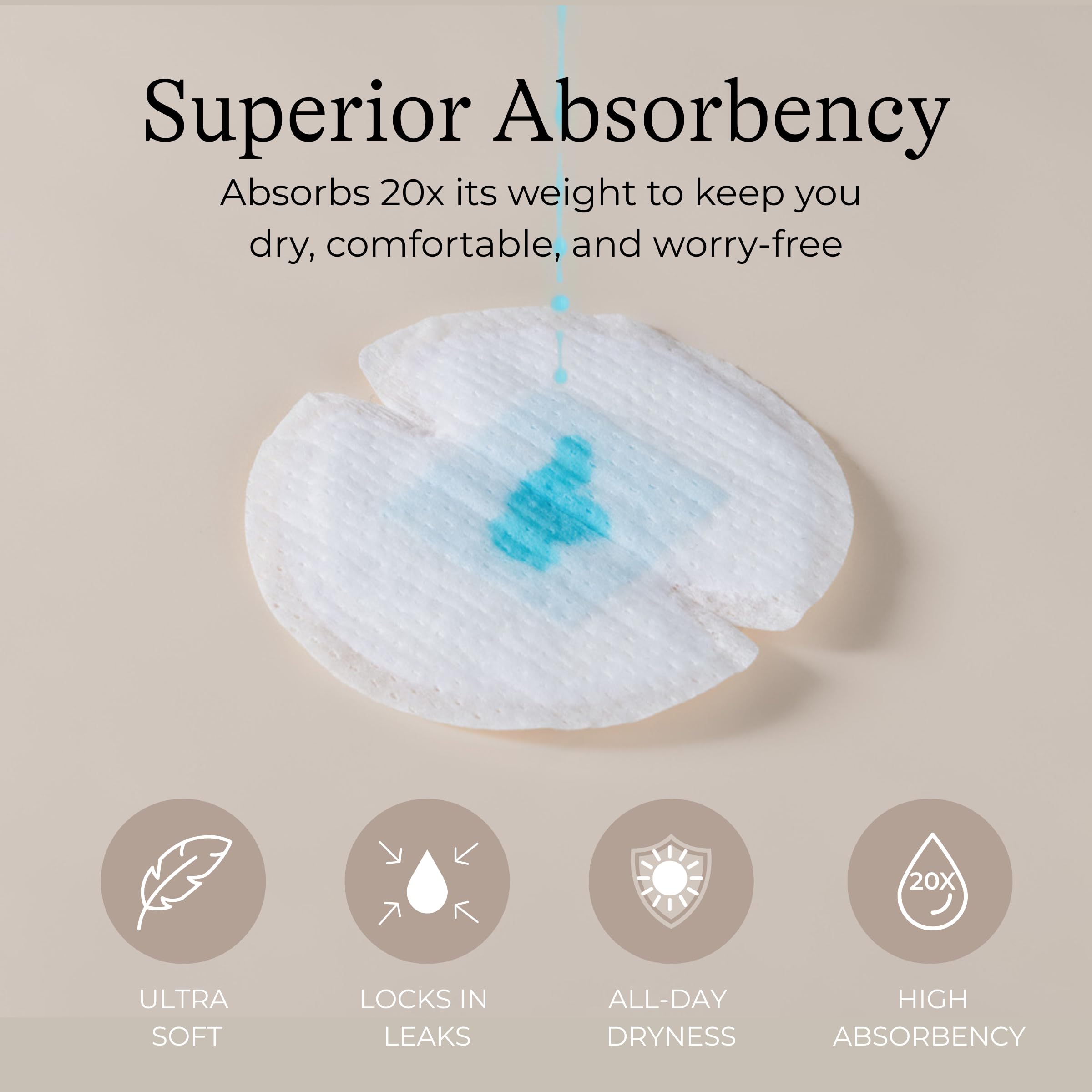 Lansinoh pad worn in bra showing discreet fit and confidence