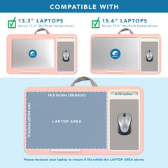 LapGear pad de mouse y ranura para teléfono para trabajo organizado