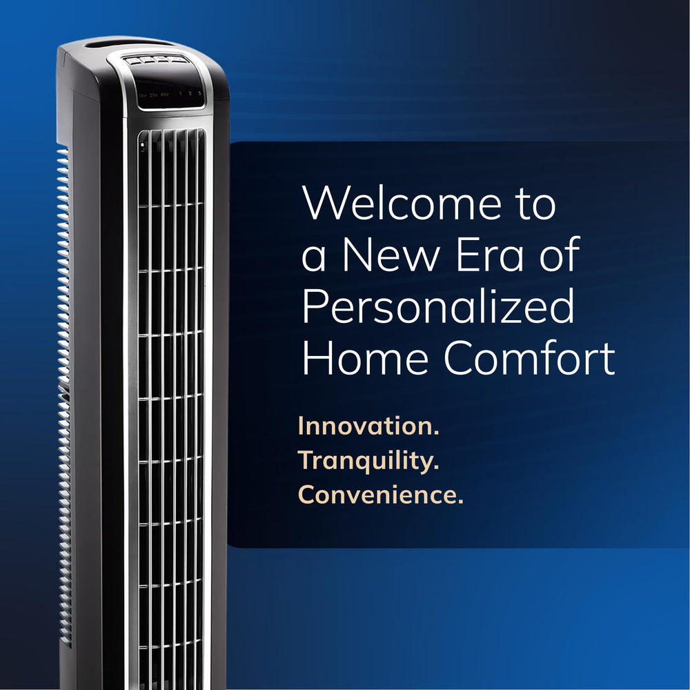Lasko 2511 base y panel de controles con temporizador y selección de velocidad