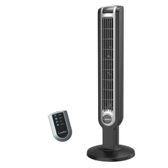 Lasko 2511 vista frontal mostrando diseño delgado y ventilación potente