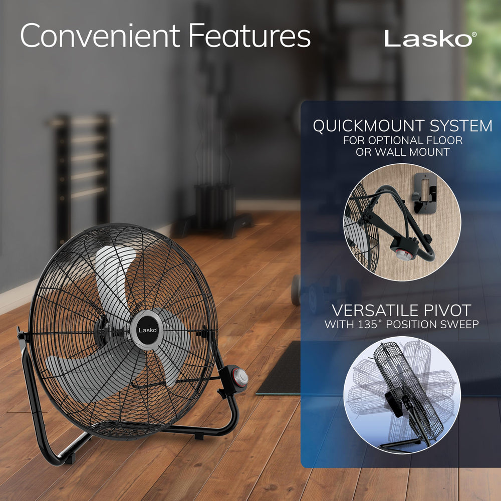 Lasko rejilla metálica detalle que protege y asegura durabilidad