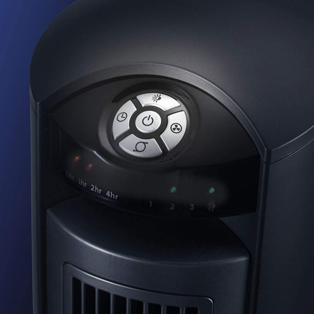 Lasko panel LED inferior con luces atenuadas en modo nocturno confortable
