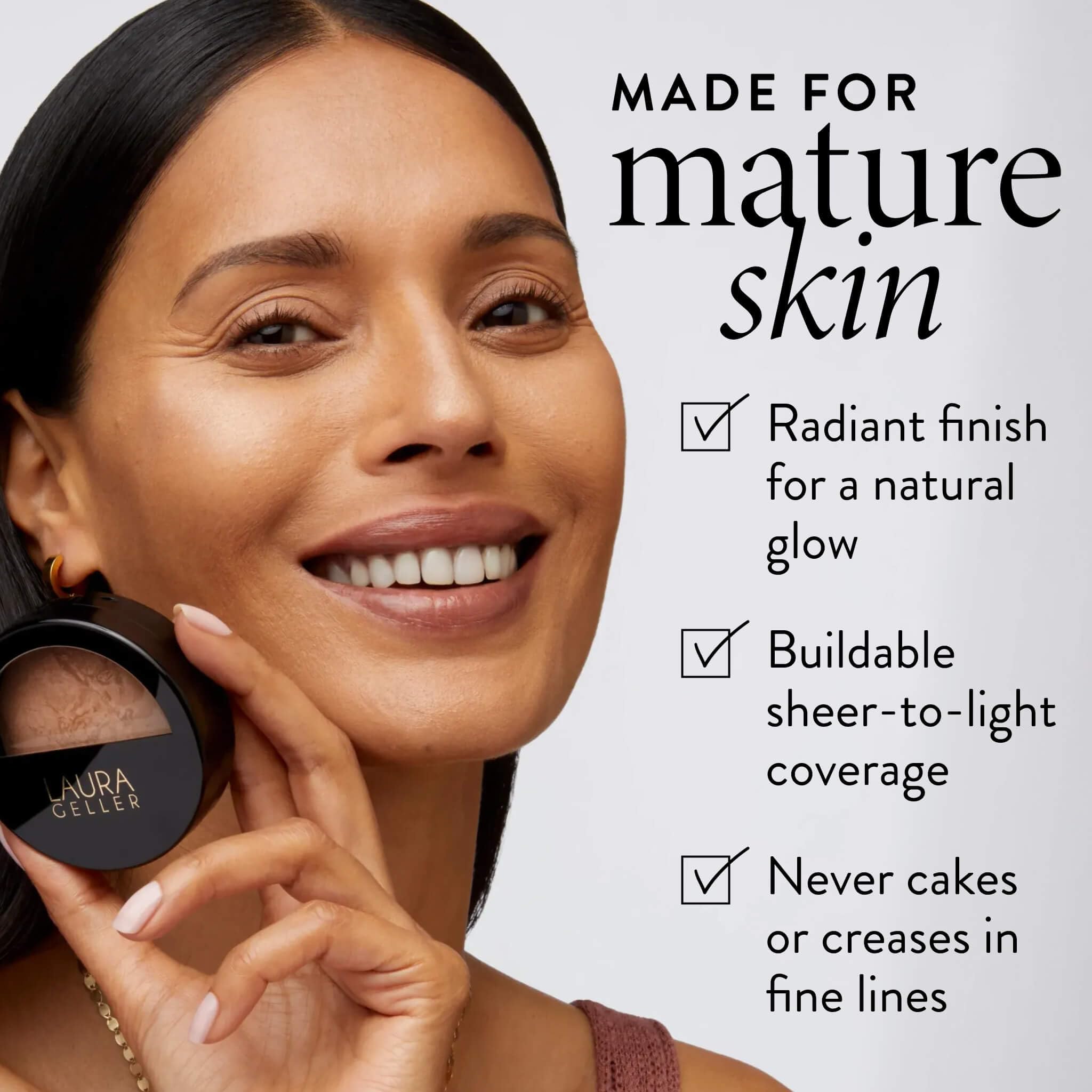 LAURA GELLER vetas del iluminador integradas que aportan brillo natural