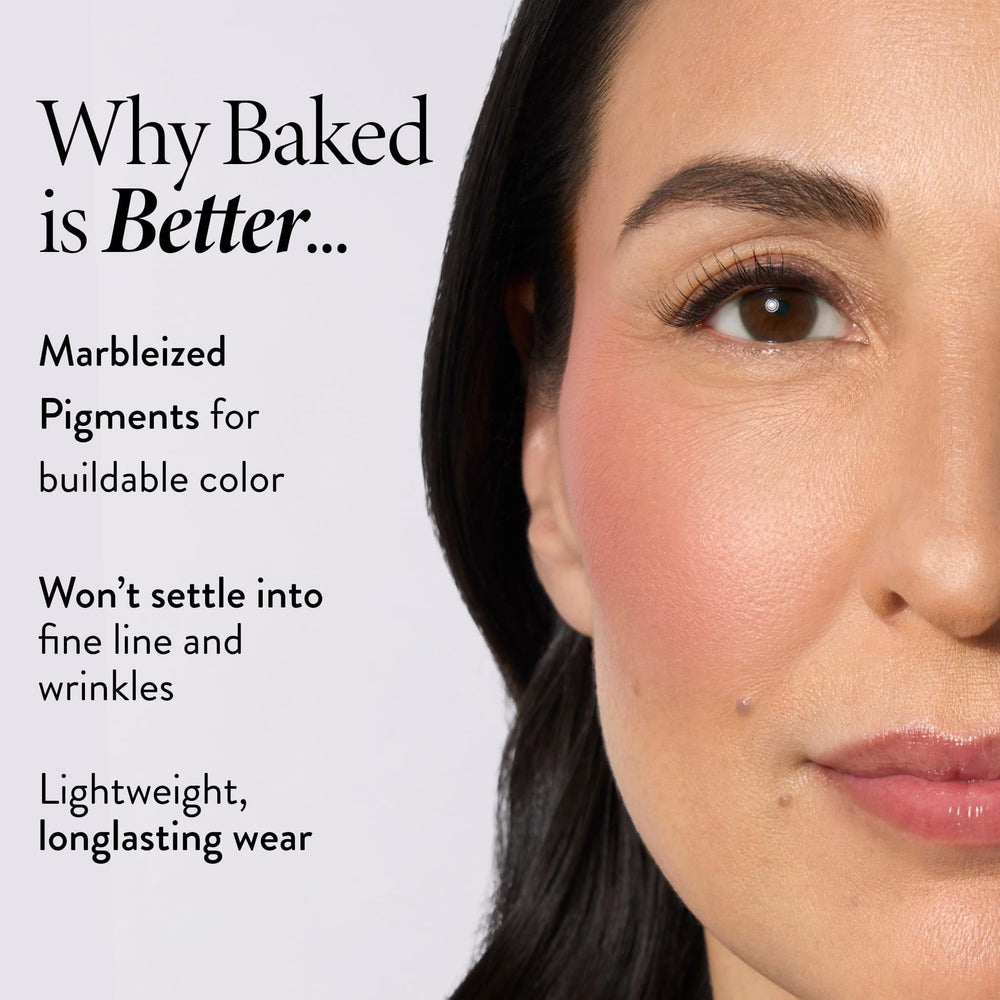 LAURA GELLER swatch on forearm showing Ethereal Rose flattering tone-matching benefit