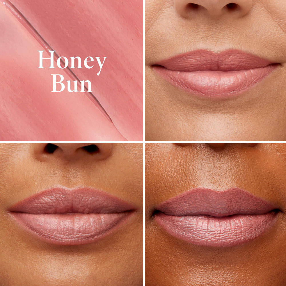 LAURA GELLER NEW YORK aplicación directa en labios mostrando acabado natural y confort