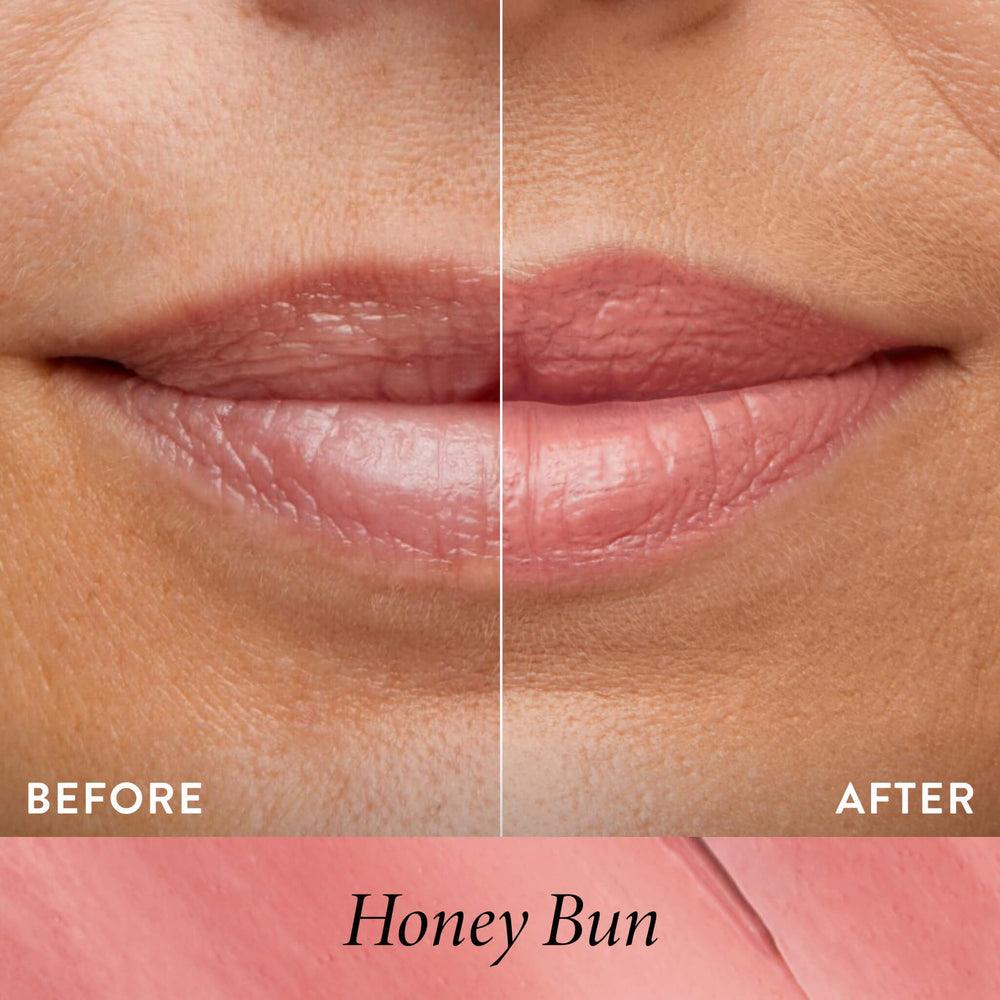 LAURA GELLER NEW YORK bala marmoleada Honey Bun primer plano que resalta vetas y dimensión