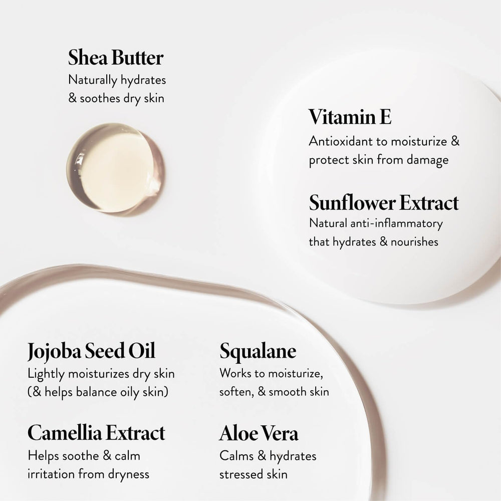 LAURA GELLER Spackle envase de 2 fl oz comparado con una mano para referencia de tamaño