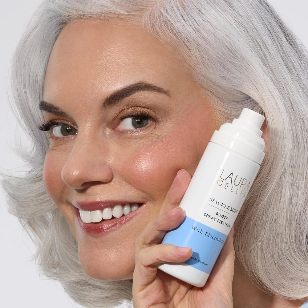 LAURA GELLER aplicación en rostro para refrescar y fijar maquillaje