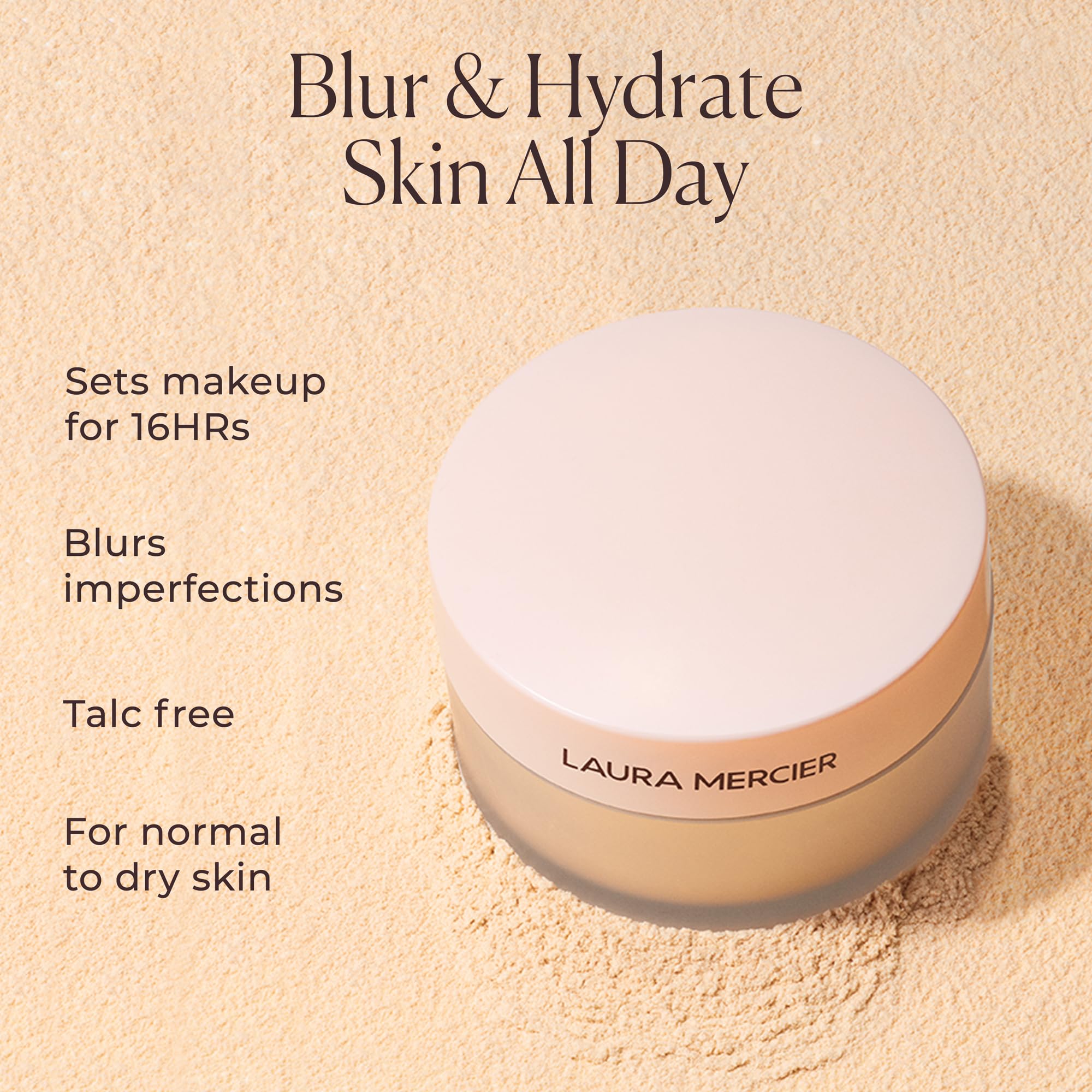 Laura Mercier detalle de la tapa sellada que mantiene frescura