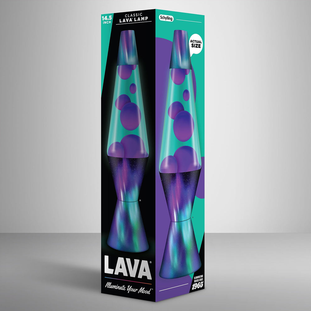 Lava Lite etiqueta y bombilla incluida mostrando instrucciones y compatibilidad
