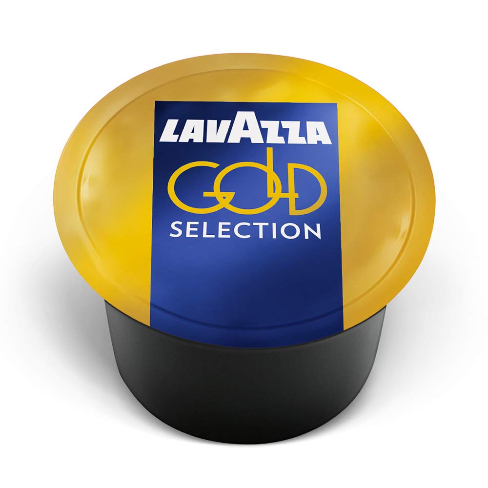 Lavazza Blue capsule close-up revealing capsule finish and texture for quality perception