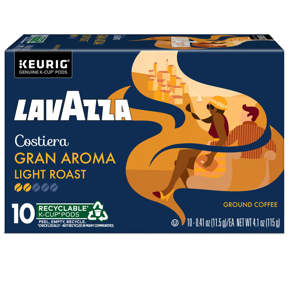Lavazza Costiera ambiente desayuno con cápsulas ideal para rutinas rápidas