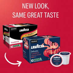 Lavazza Dolcevita cápsula en primer plano mostrando la textura y sello que conserva aroma