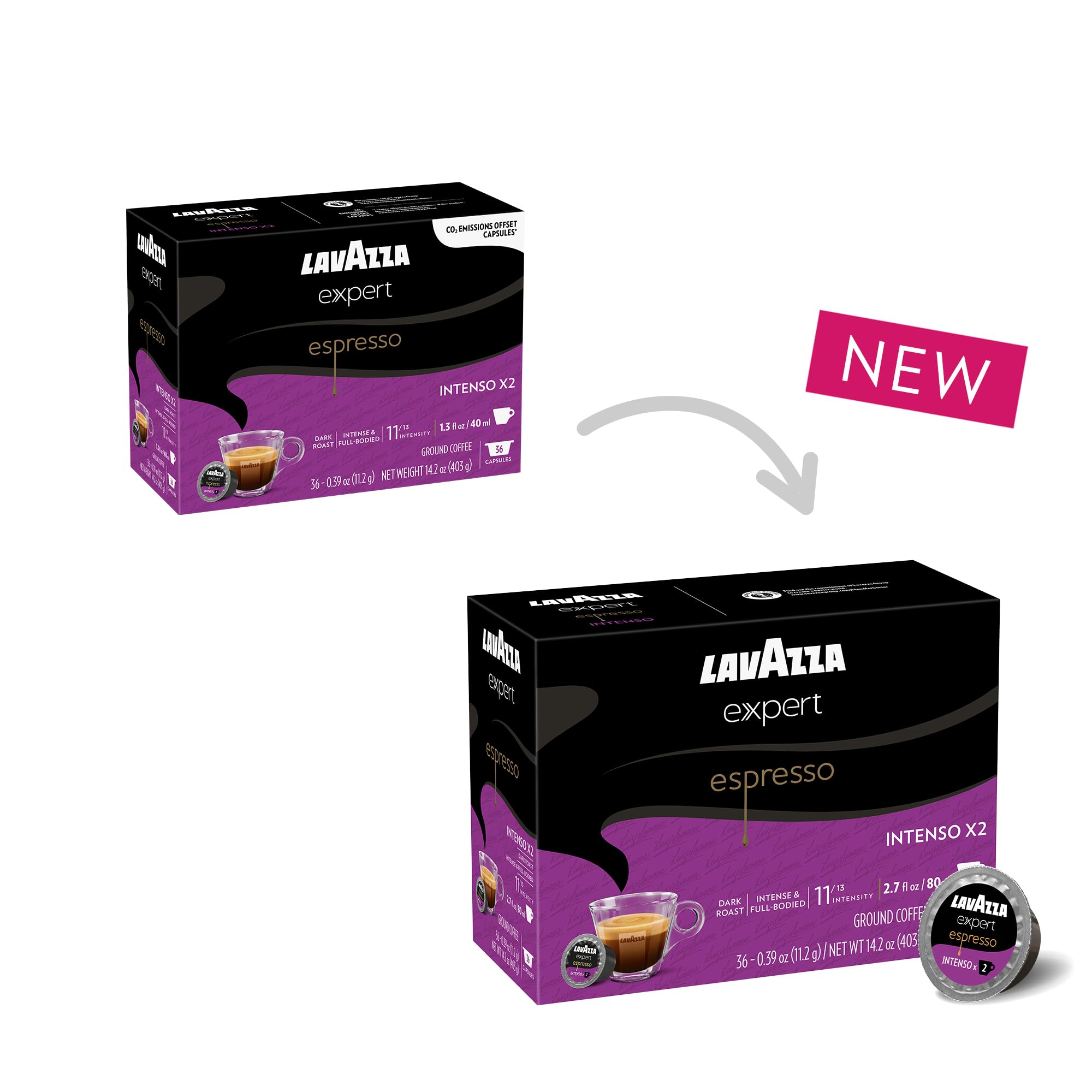 Lavazza cápsula metálica lateral destacando sellado hermético
