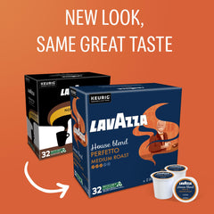 Lavazza cápsula K-Cup en primer plano, detalle de sellado hermético